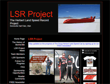Tablet Screenshot of lsrproject.com
